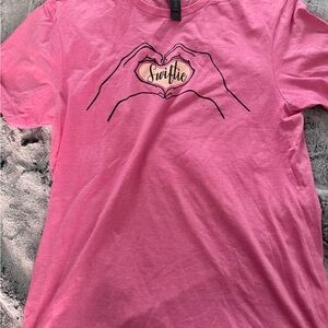 Swiftie Graphic Tee with Heart Design